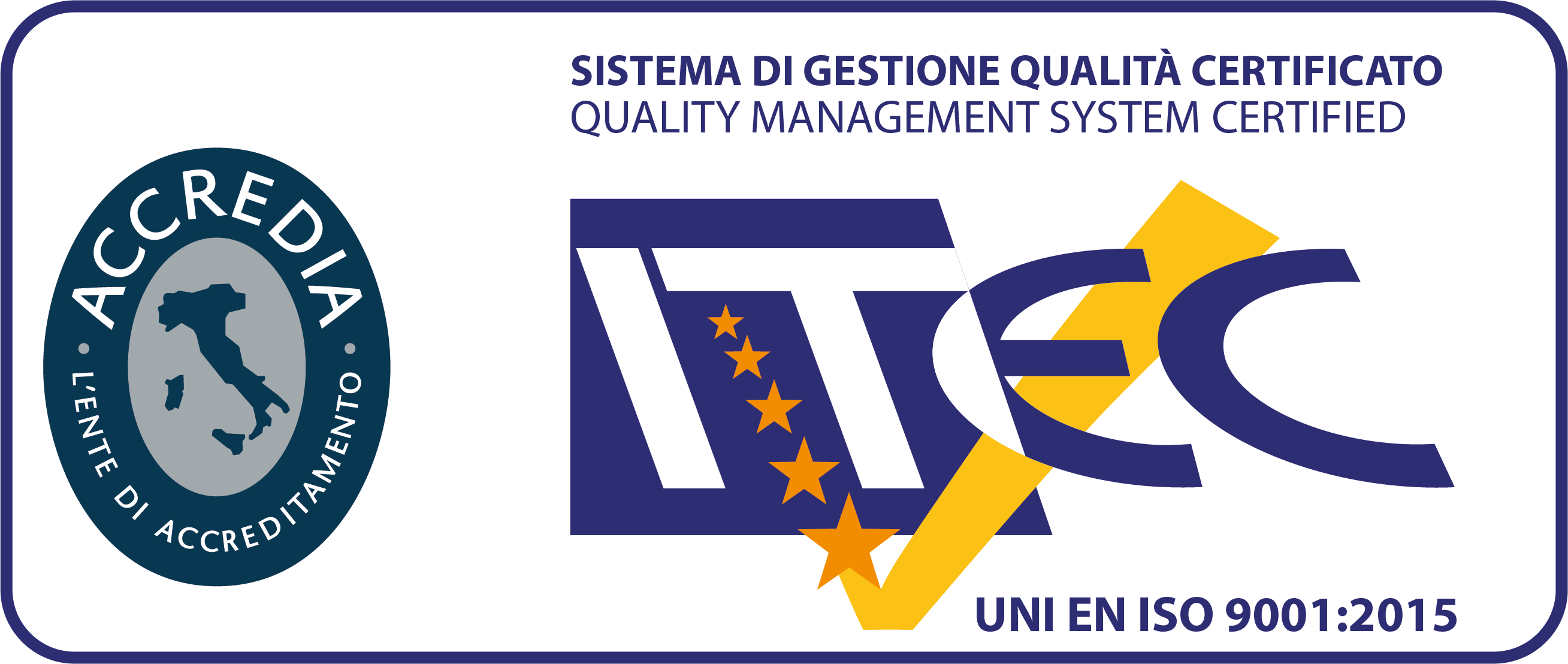 Certificazione Jonix ISO 9001